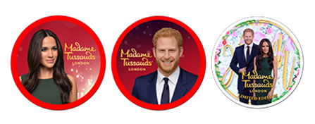 Royal Wedding Pop Badges