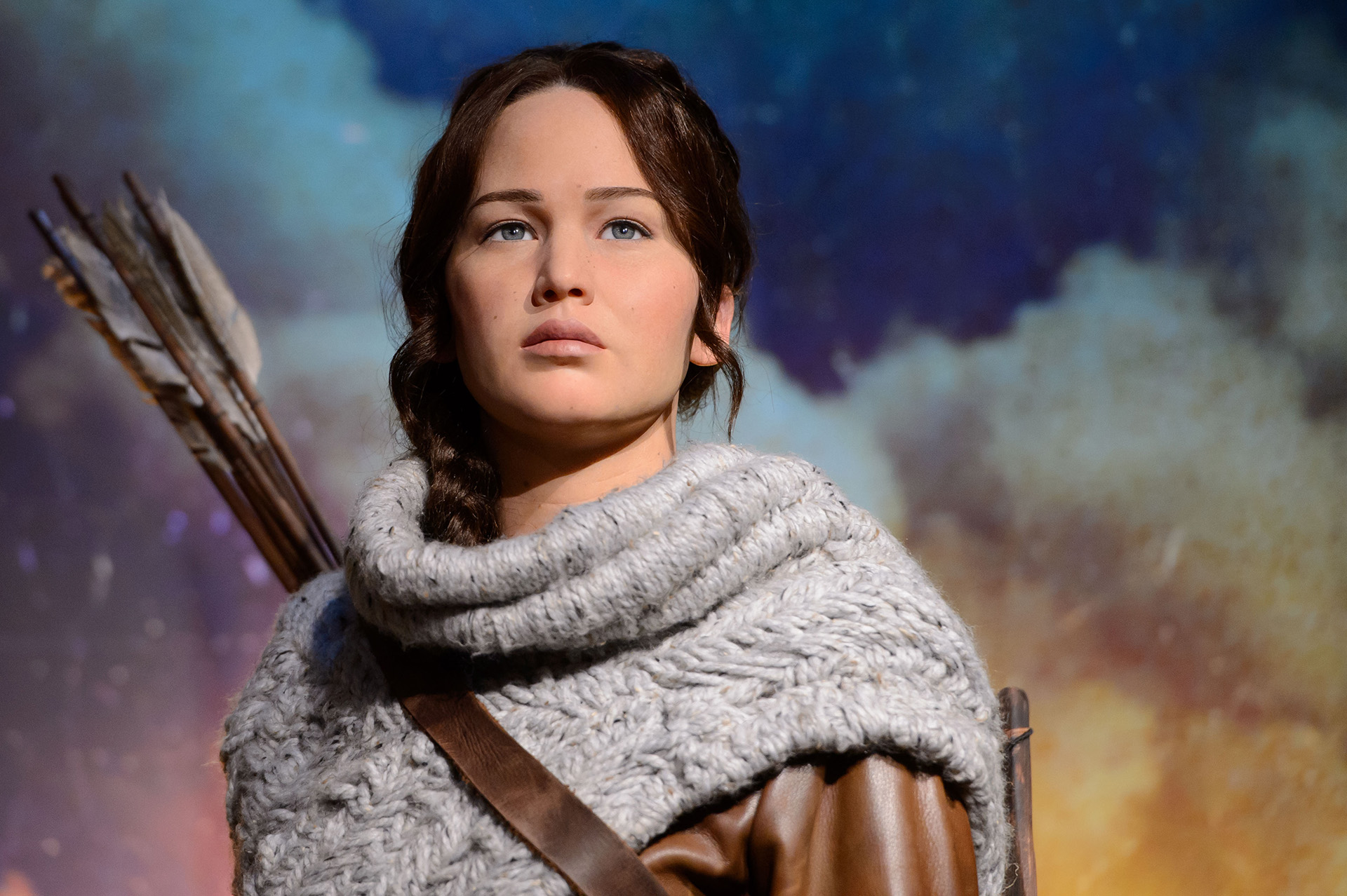 Katniss Everdeen's figure at Madame Tussauds London