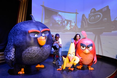Angry birds at Madame Tussauds London